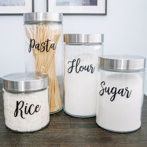 Kitchen Canister Labels
